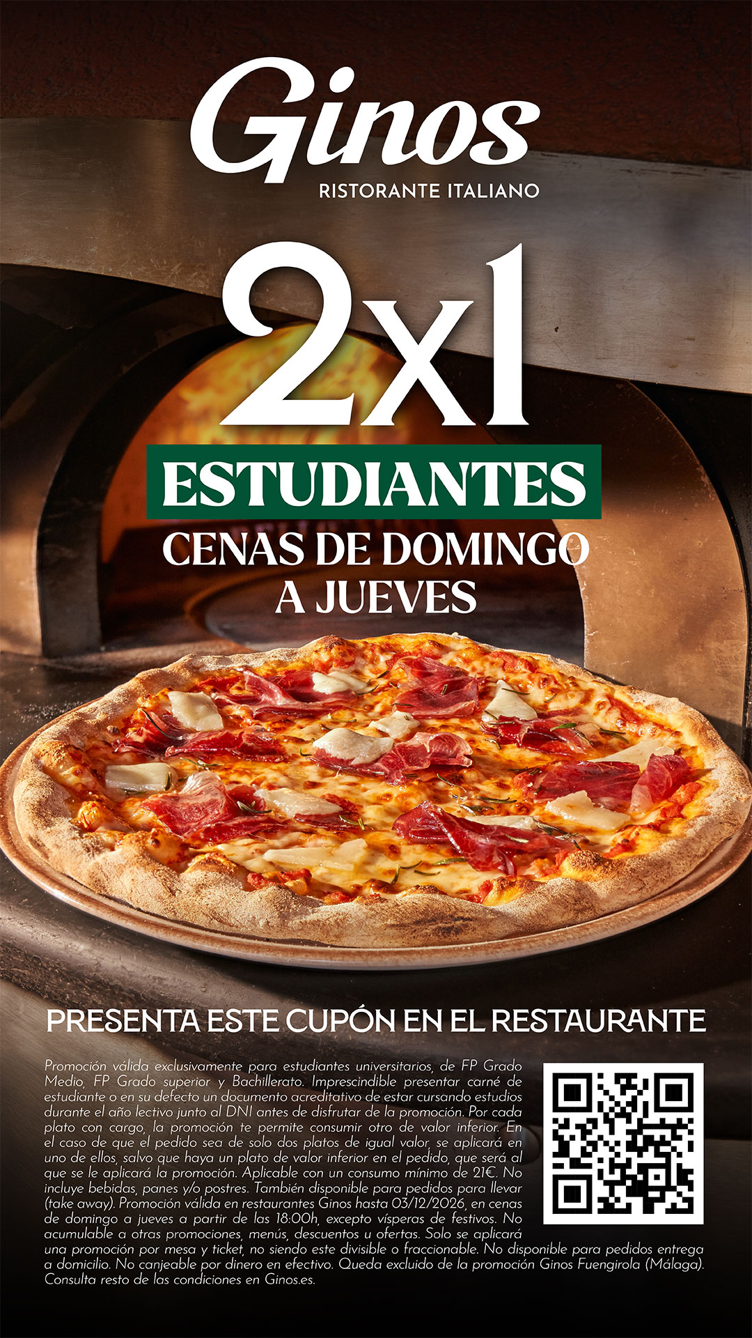2x1 en cenas