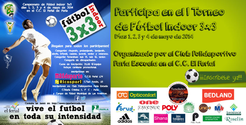 Torneo de fútbol indoor 3x3