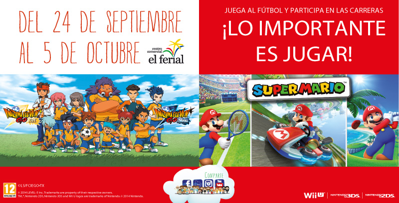 Juega al fútbol y participa en las carreras con Nintendo