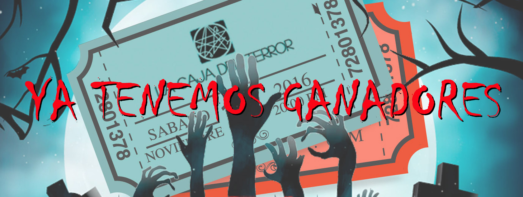 Ganadores de las 10 entradas dobles para La caja del terror