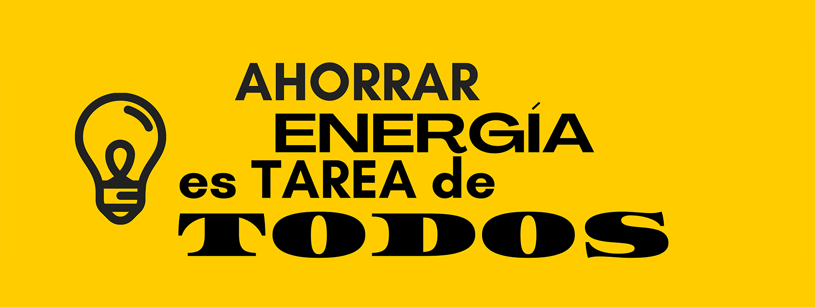 Ahorrar energía es tarea de todos