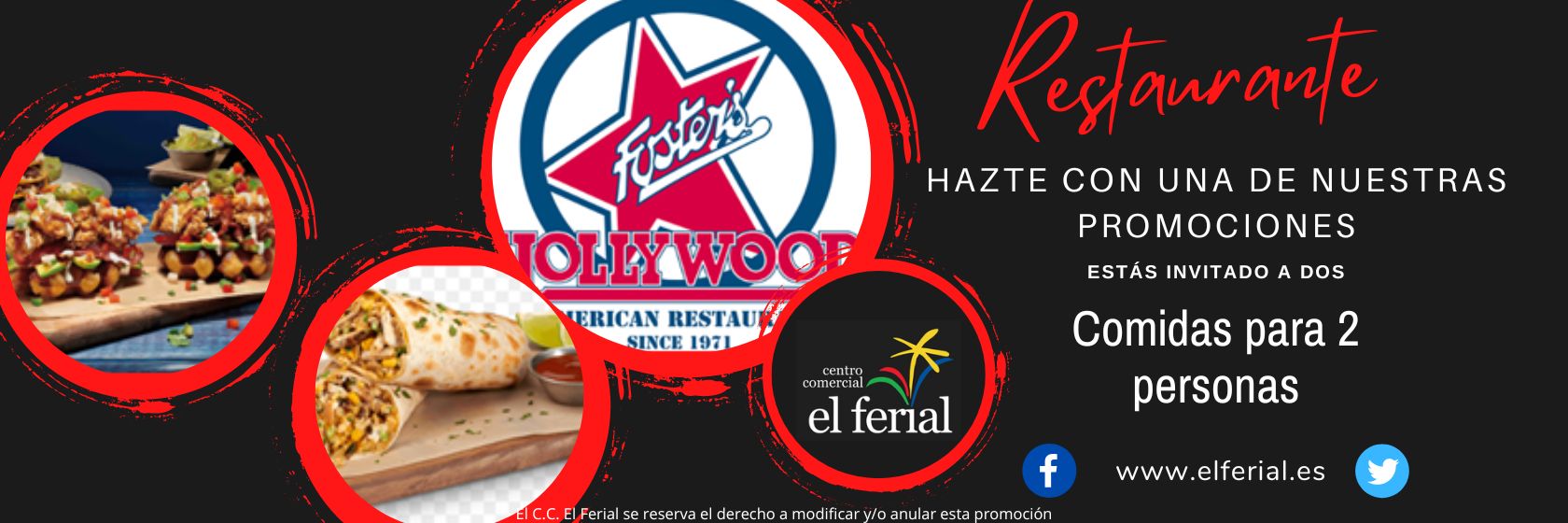 Sorteo Foster's Hollywood - Navidad 2022