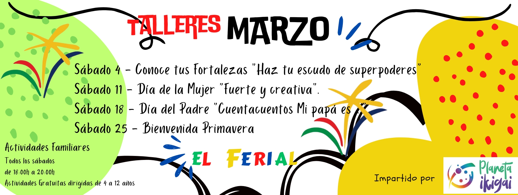 Actividades familiares marzo 2023