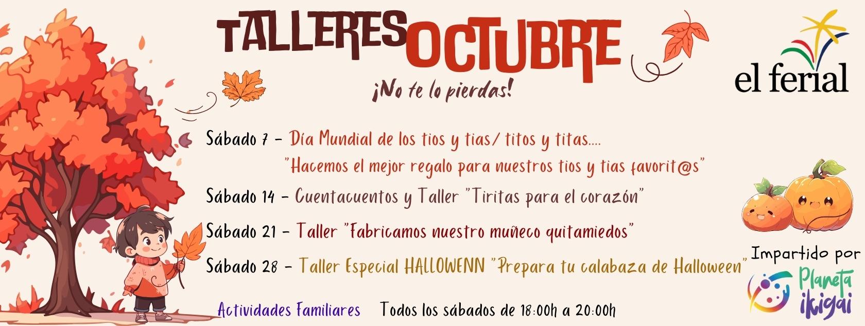 Actividades familiares octubre 2023