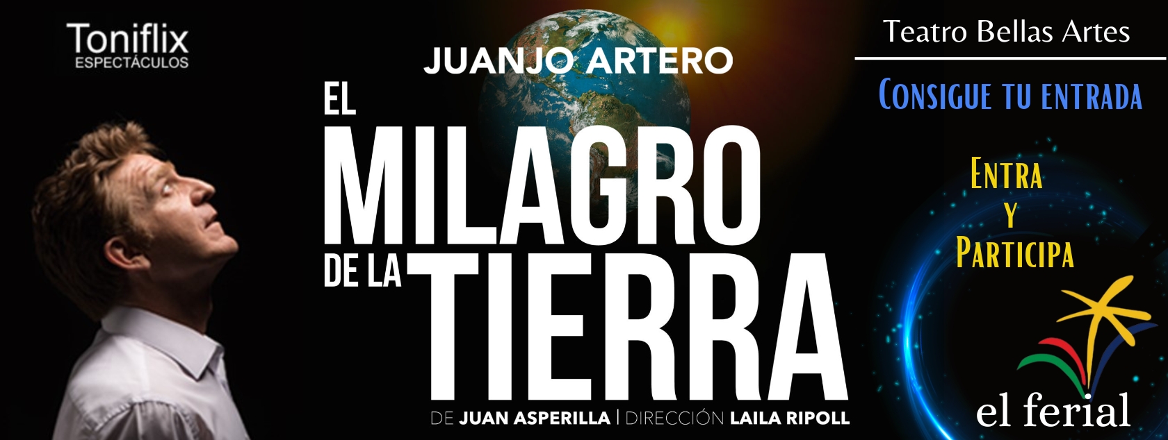 ¡Sorteo de 4 entradas de teatro!