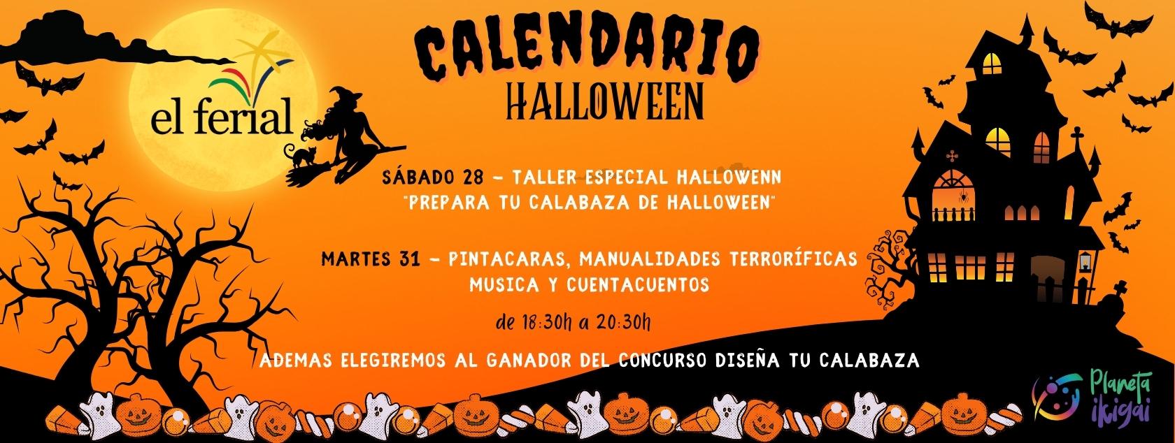 Calendario Halloween en CC El Ferial