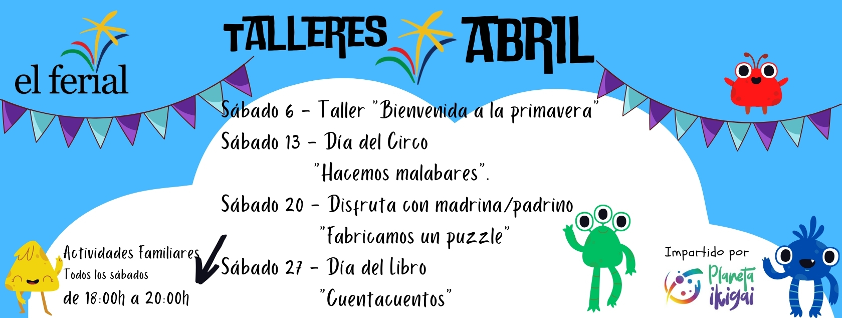 Actividades familiares abril 2024