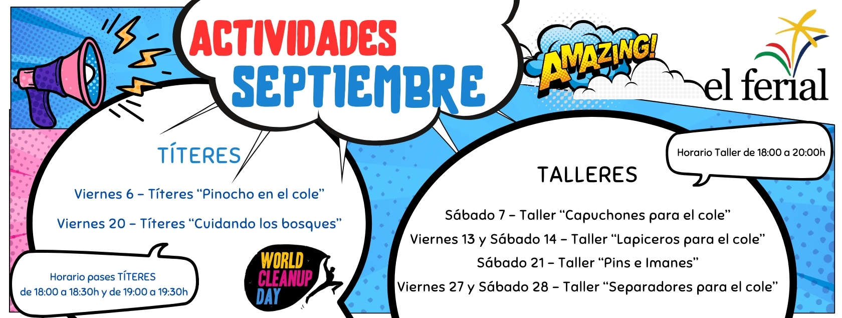 Actividades familiares septiembre 2024