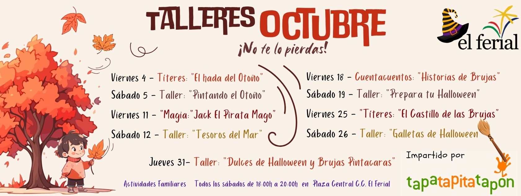 Actividades familiares octubre 2024