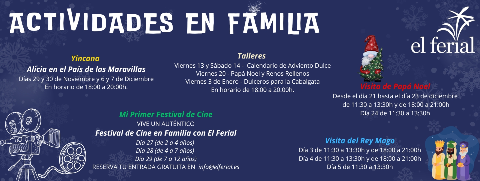 Actividades familiares Navidad 2024