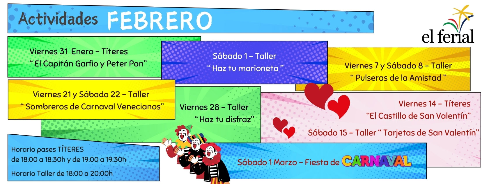 Actividades familiares febrero 2025