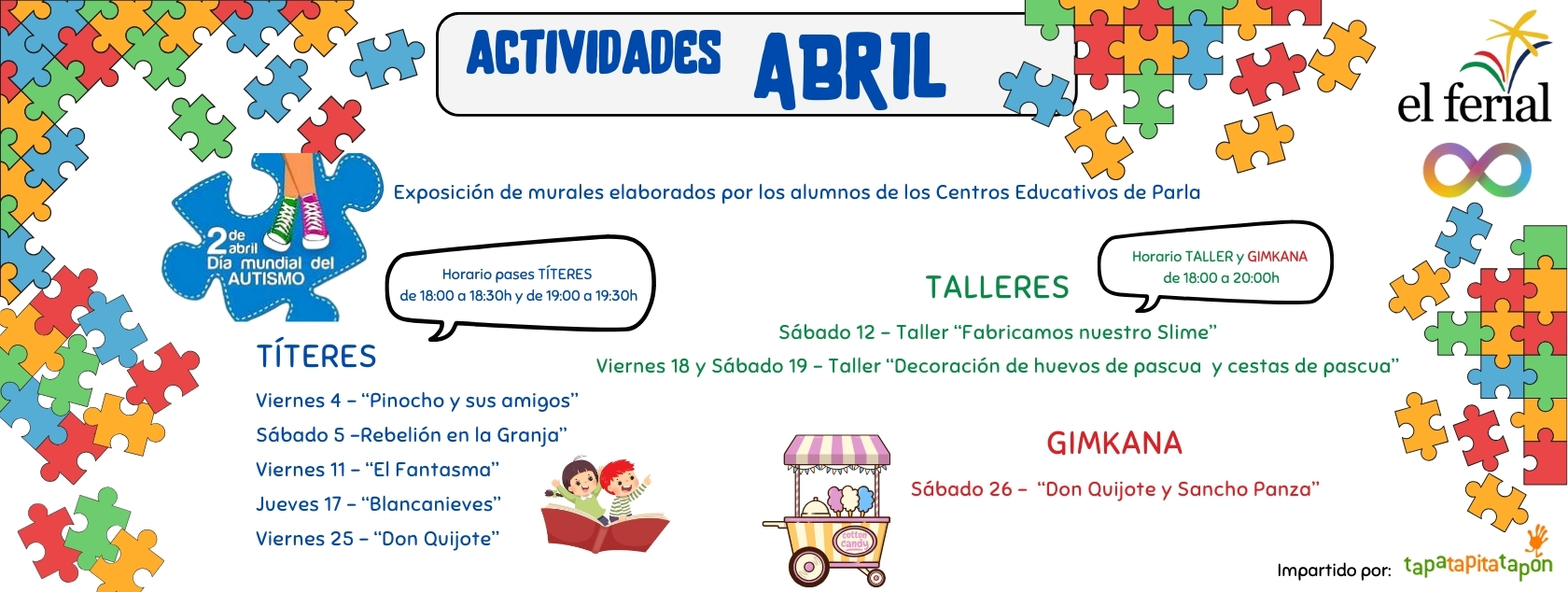 Actividades familiares abril 2025