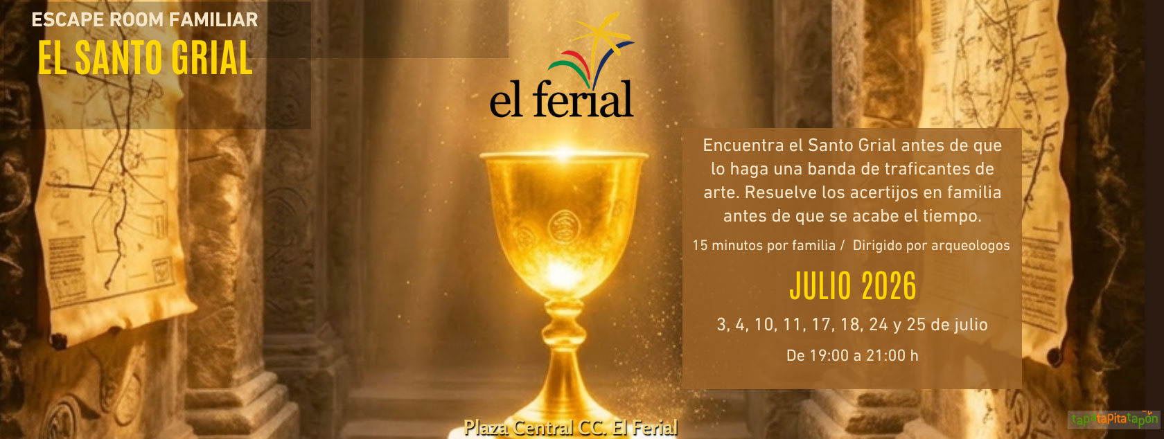 Escape Room familiar El Santo Grial