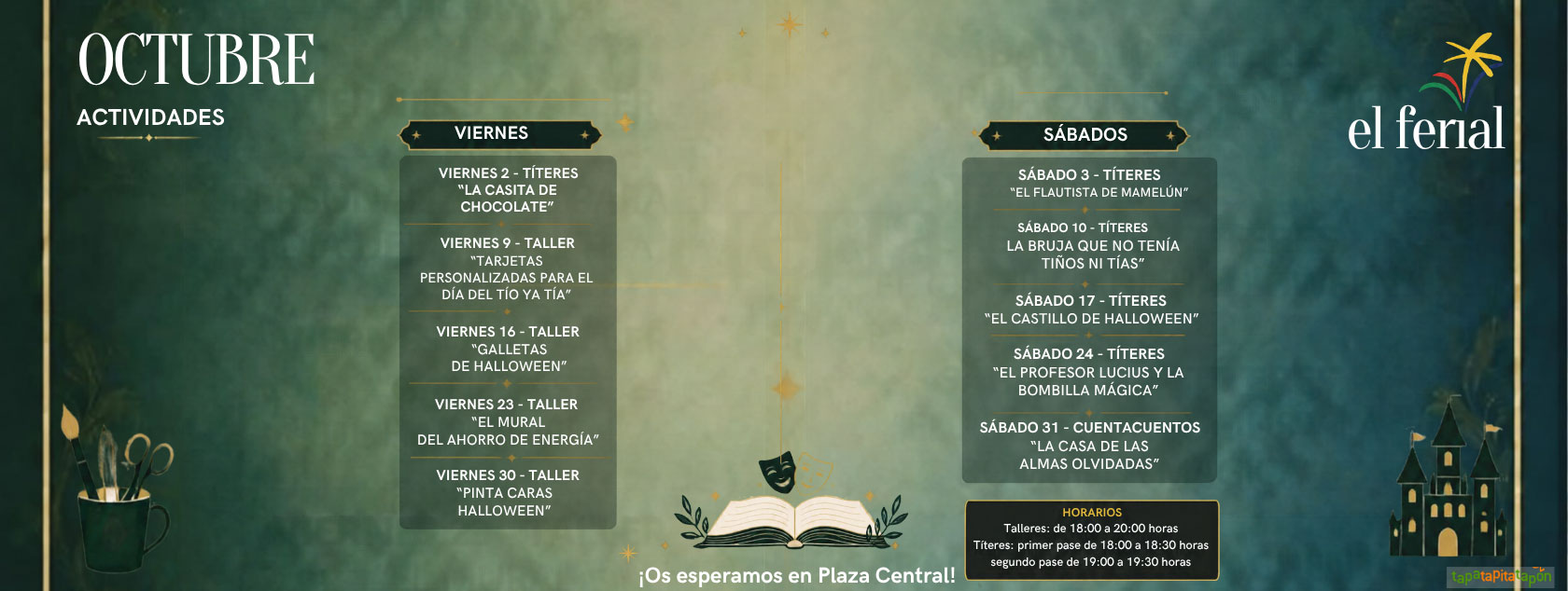 Actividades familiares octubre 2026