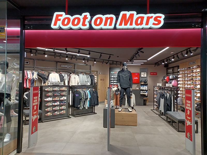 Foot on Mars