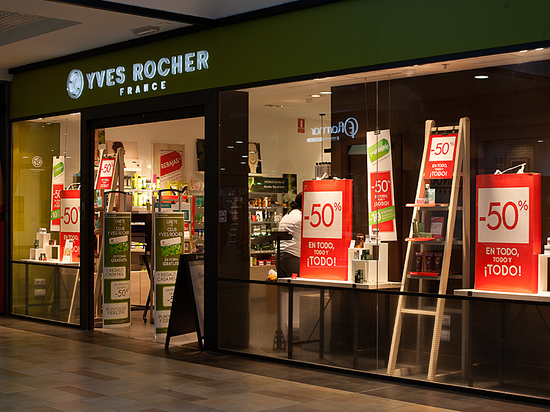 Yves Rocher (escaparate)